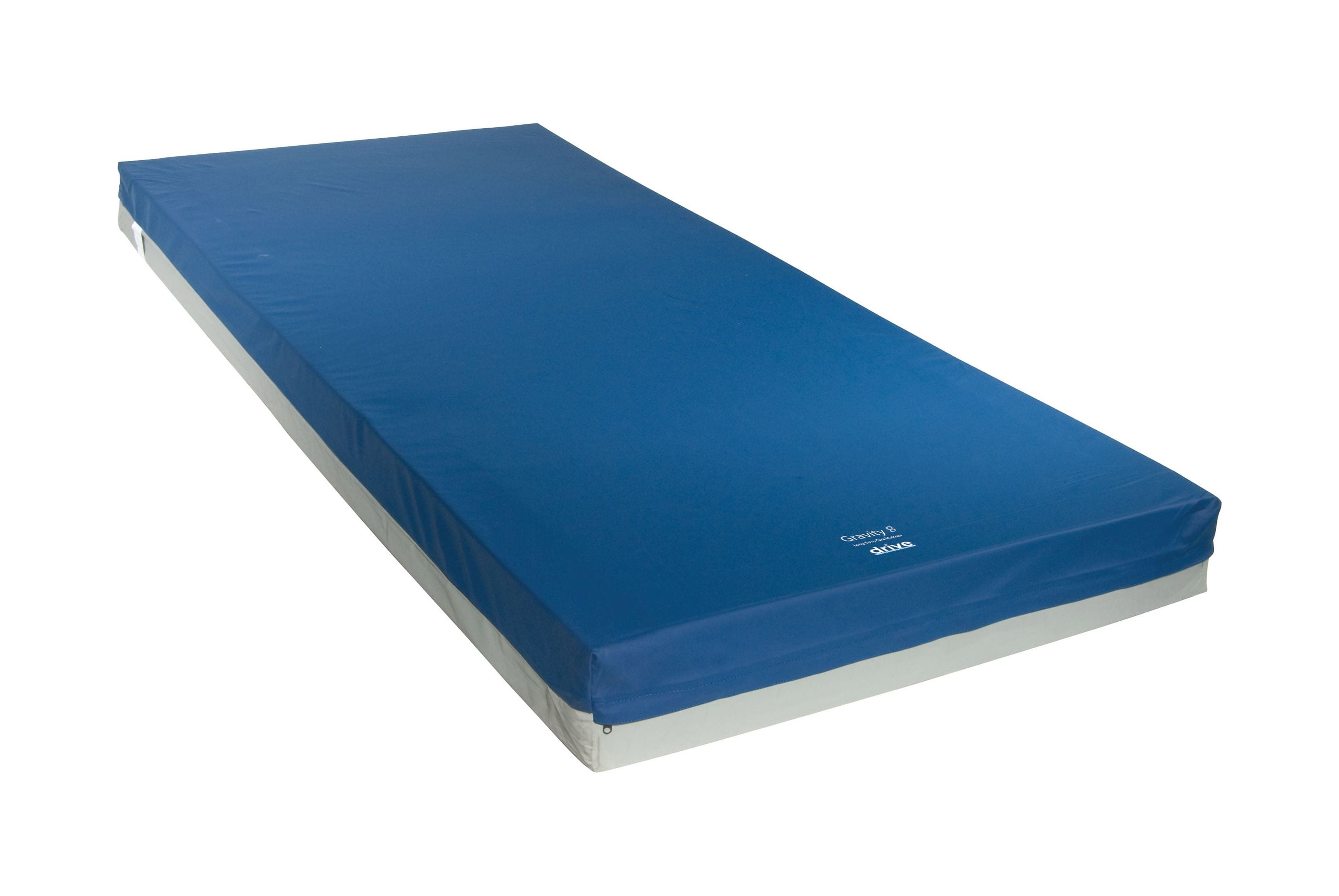 Blue Water Resistant Foam Pressure Redistribution Mattress, 84"