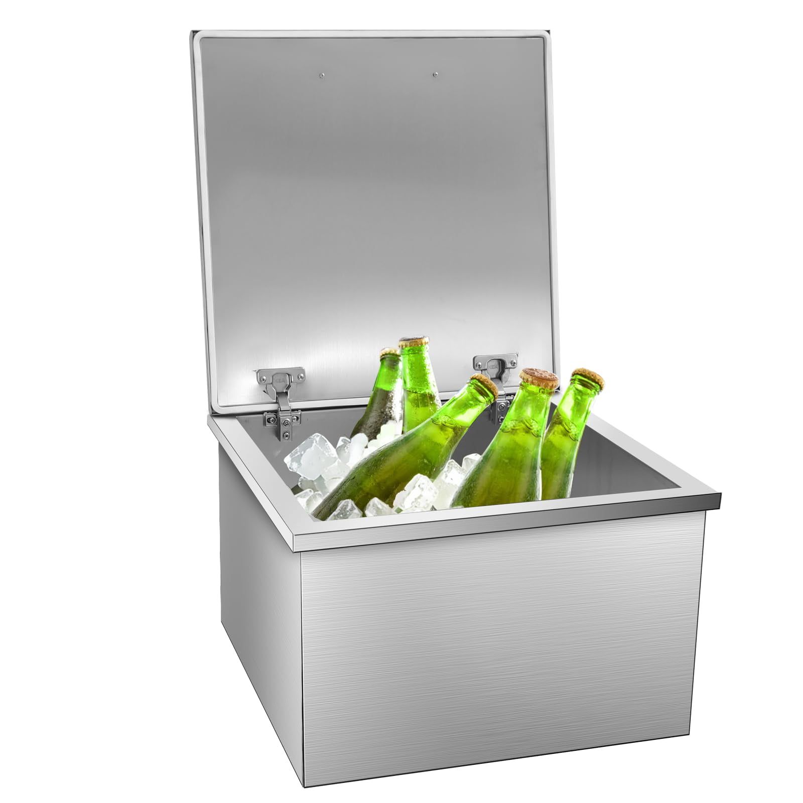 Stainless Steel Drop-In Ice Chest Cooler for Outdoor Kitchens