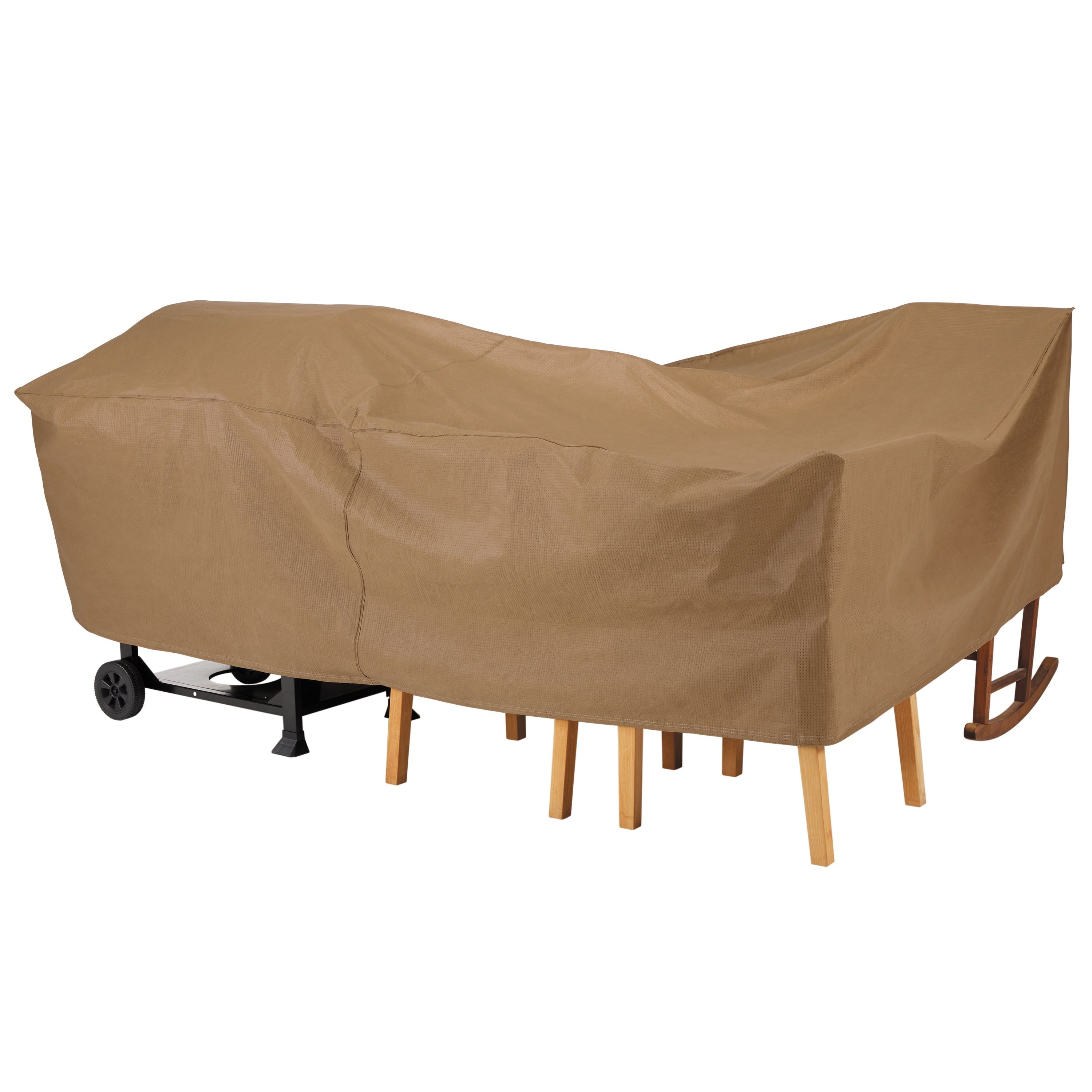 Essential Water-Resistant Beige Patio Furniture Cover