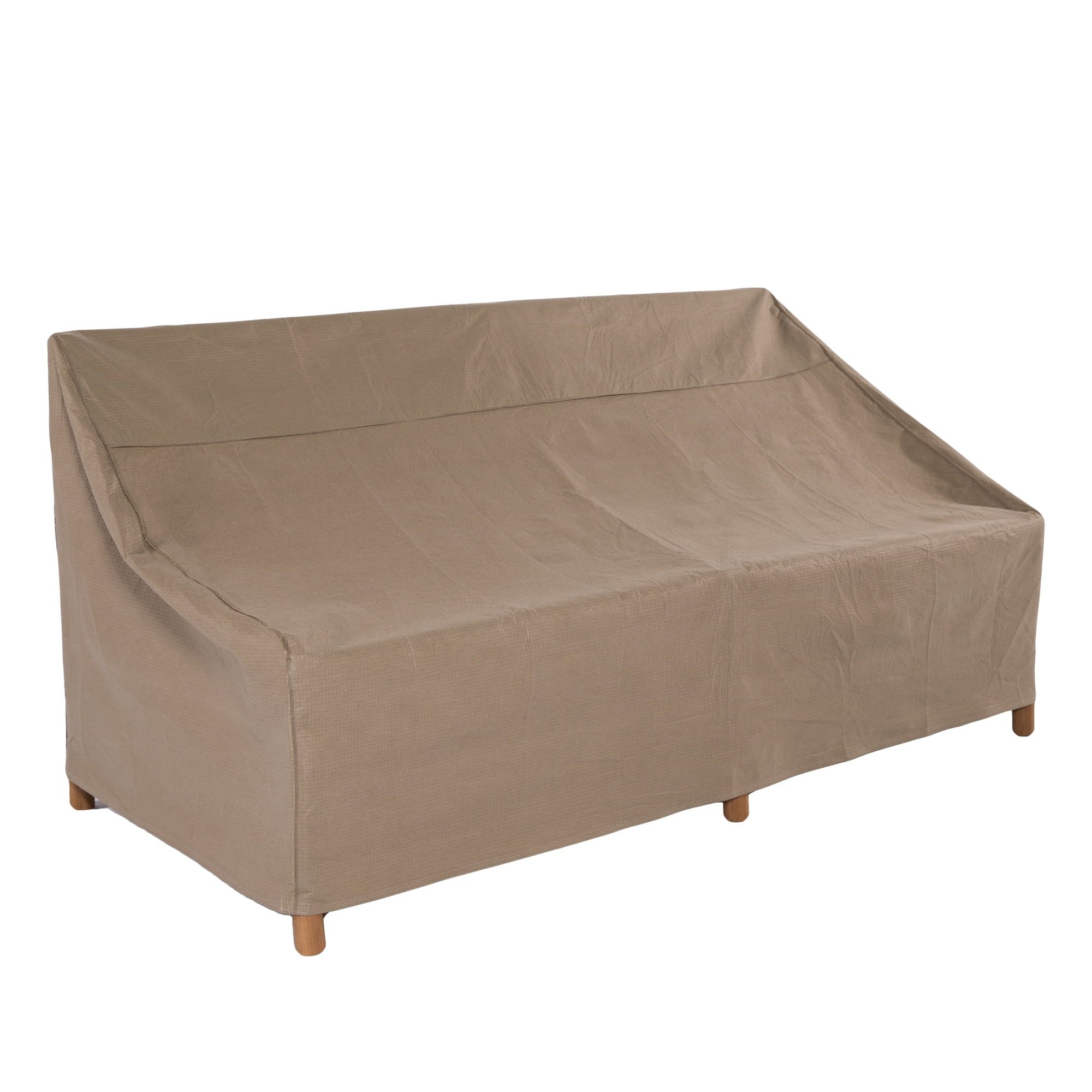 Tan Water-Resistant 87 Inch Patio Sofa Cover