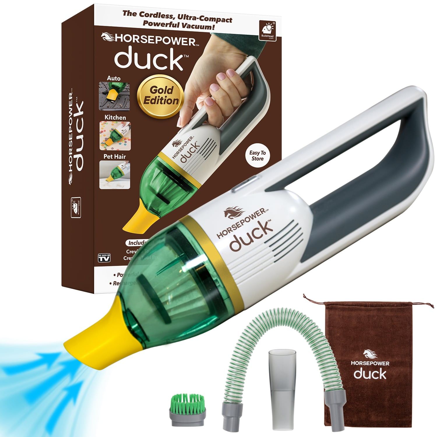 Horsepower Duck Gold Edition Cordless HEPA Vacuum