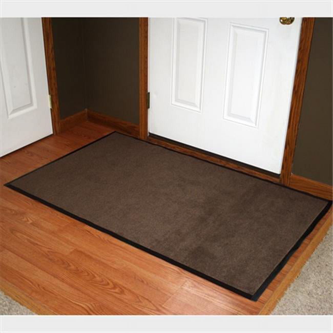 Wipe-N-Walk Brown Vinyl 3x5 Indoor Entryway Mat