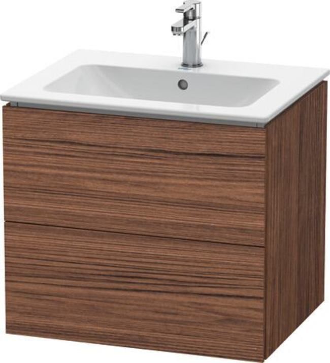 Duravit 24" Dark Walnut Wall Mounted Vanity Cabinet