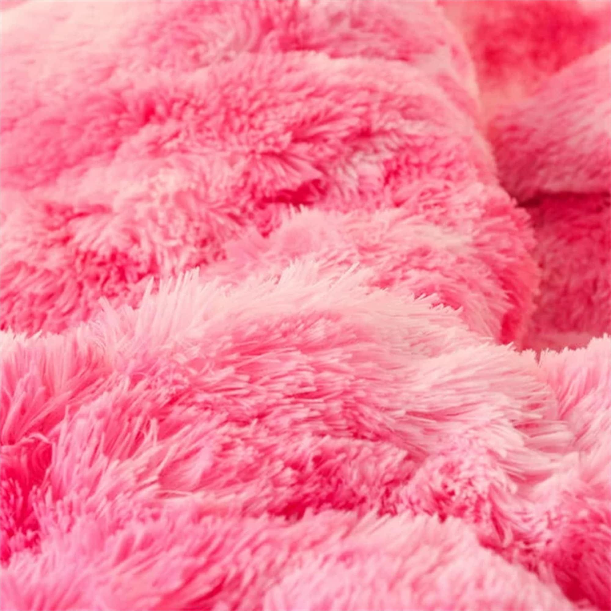 Duvet Cover Set Pink White Ombre - 3 Piece - Full