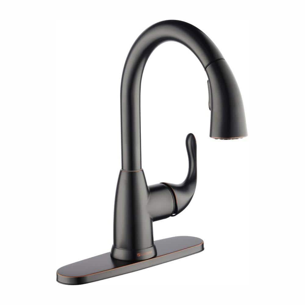 Dylan Bronze Single-Handle Pull-Down Kitchen Faucet