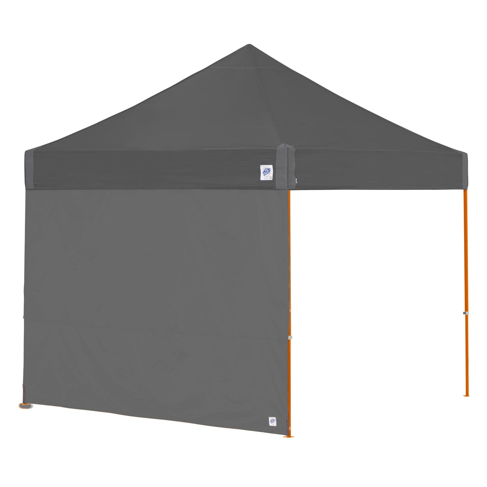 Gray 10' Straight Leg Canopy Sidewall with Truss Clips