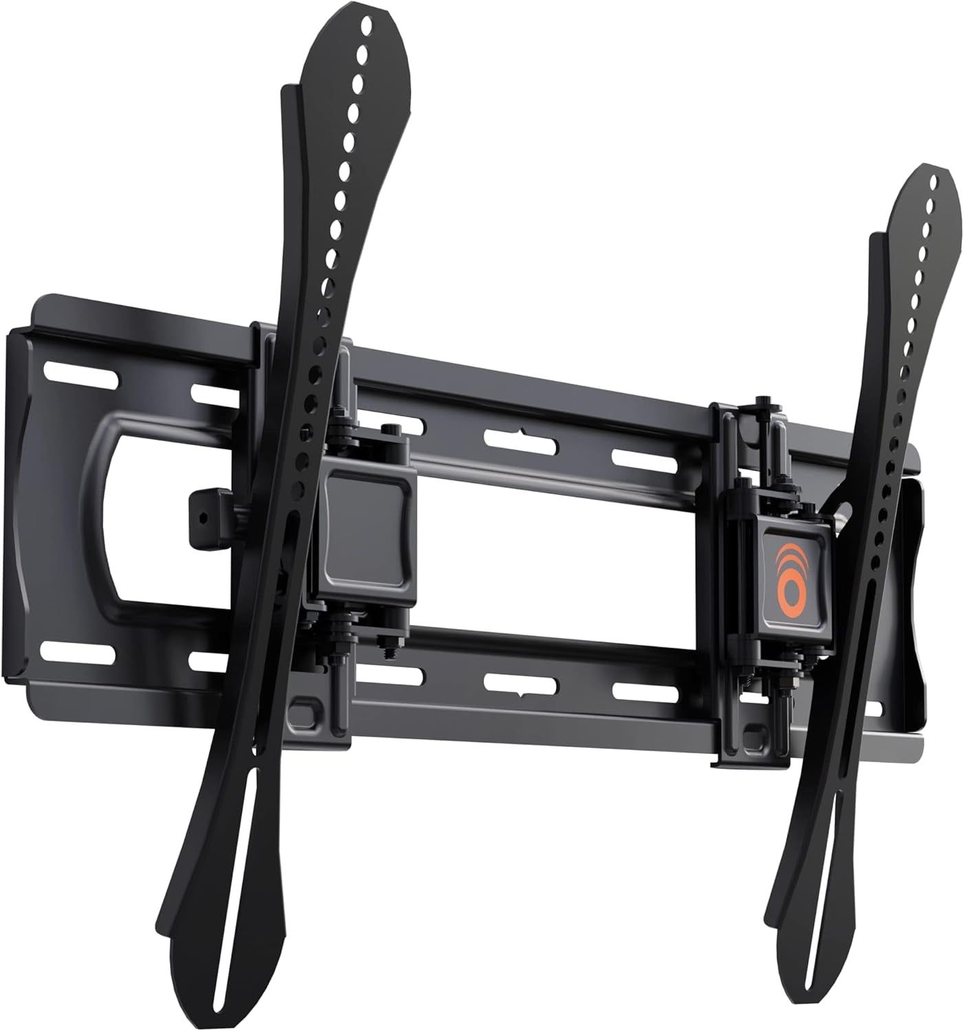 Gunmetal Silver Full-Motion Wall Mount for 40-90 Inch TVs