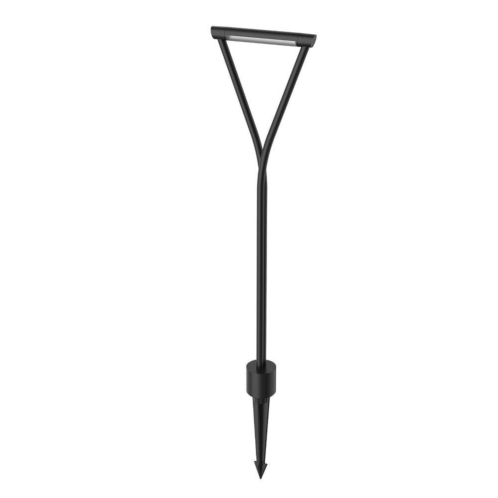 Maro Modern Black LED Pathway Light with Adjustable Illumination Bar