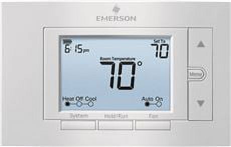 Emerson White 80 Series Programmable Digital Thermostat