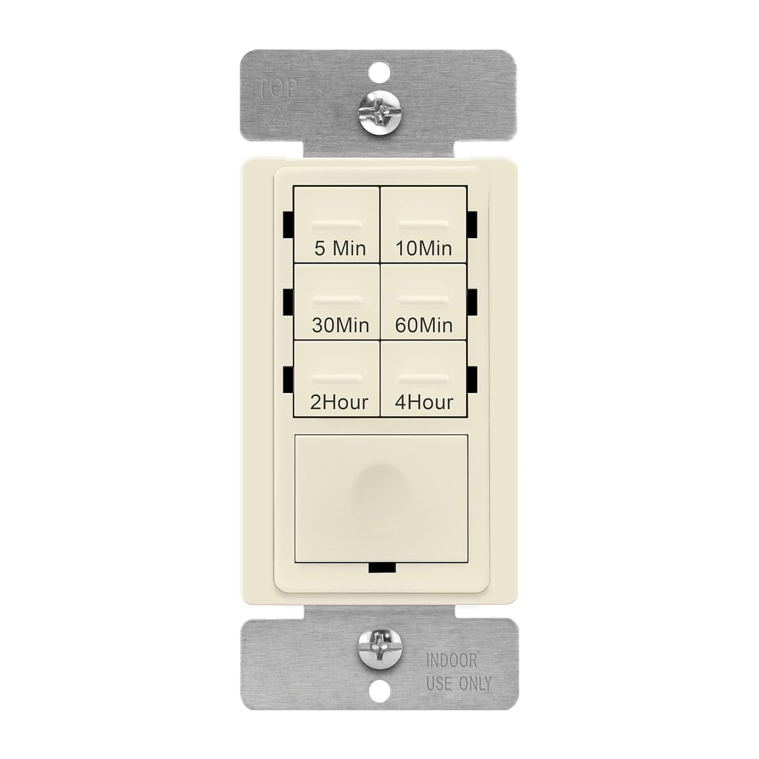 Light Almond 4-Hour Countdown Timer Switch with 6 Presets