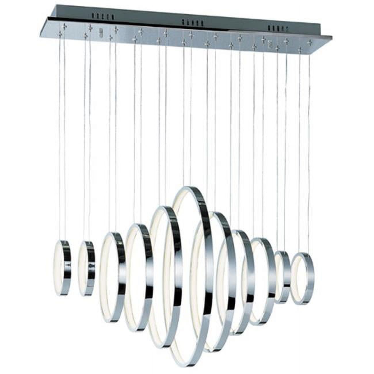 Polished Chrome 143" LED Linear Pendant Light