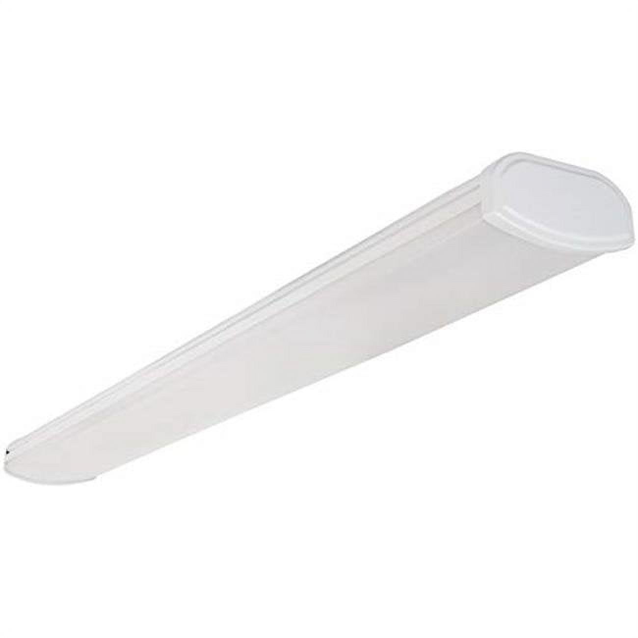 Sleek 48" White LED Wrap Light, Dimmable, 4000K Cool White, Energy Star