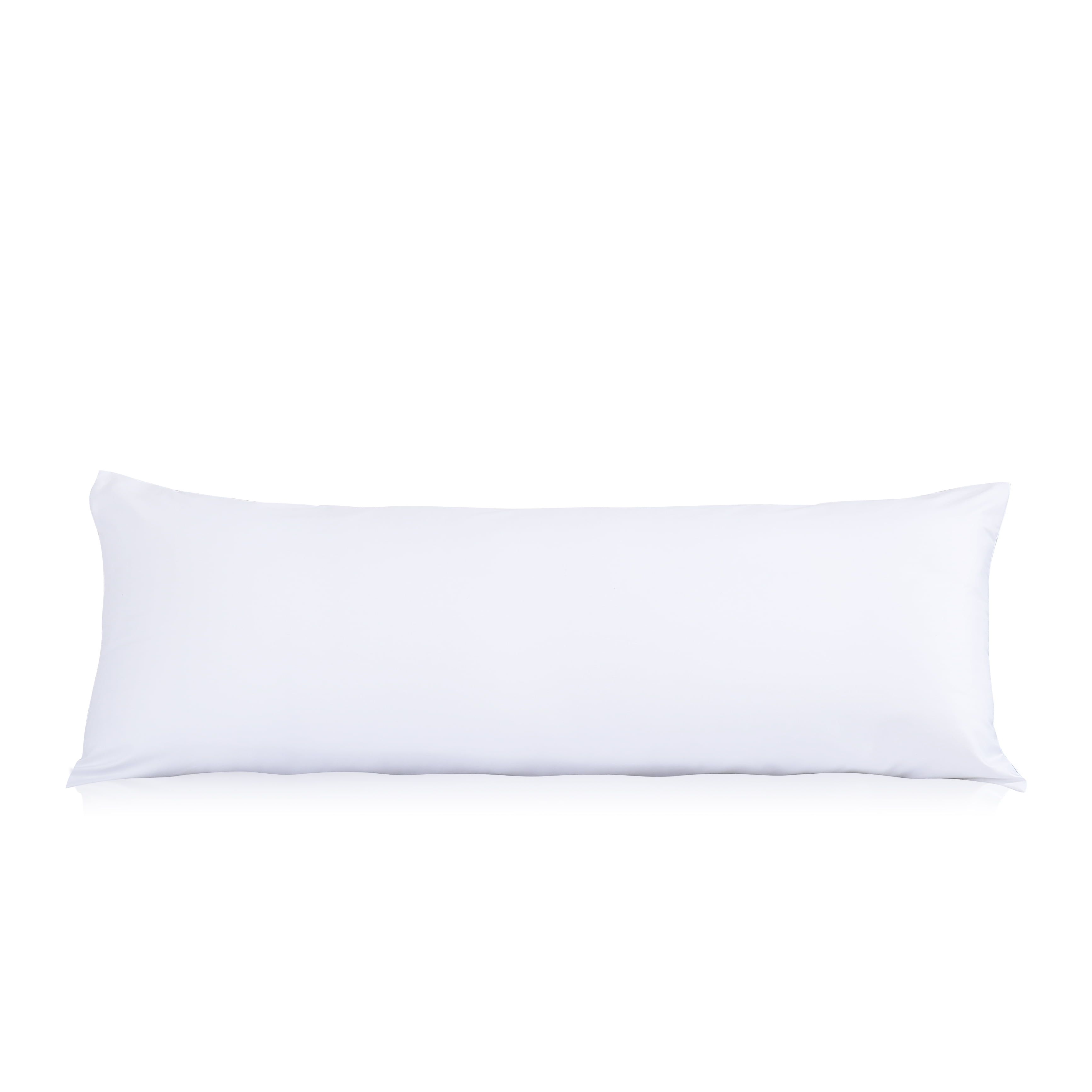 Ultra Soft Off-White Polyester Long Body Pillow