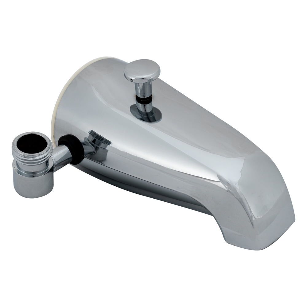 Chrome Wall Mounted Diverter Spout with Side Outlet