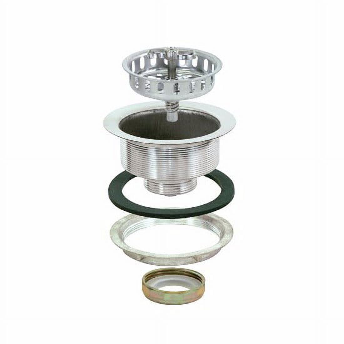 Stainless Steel Spin and Seal Kitchen Sink Strainer