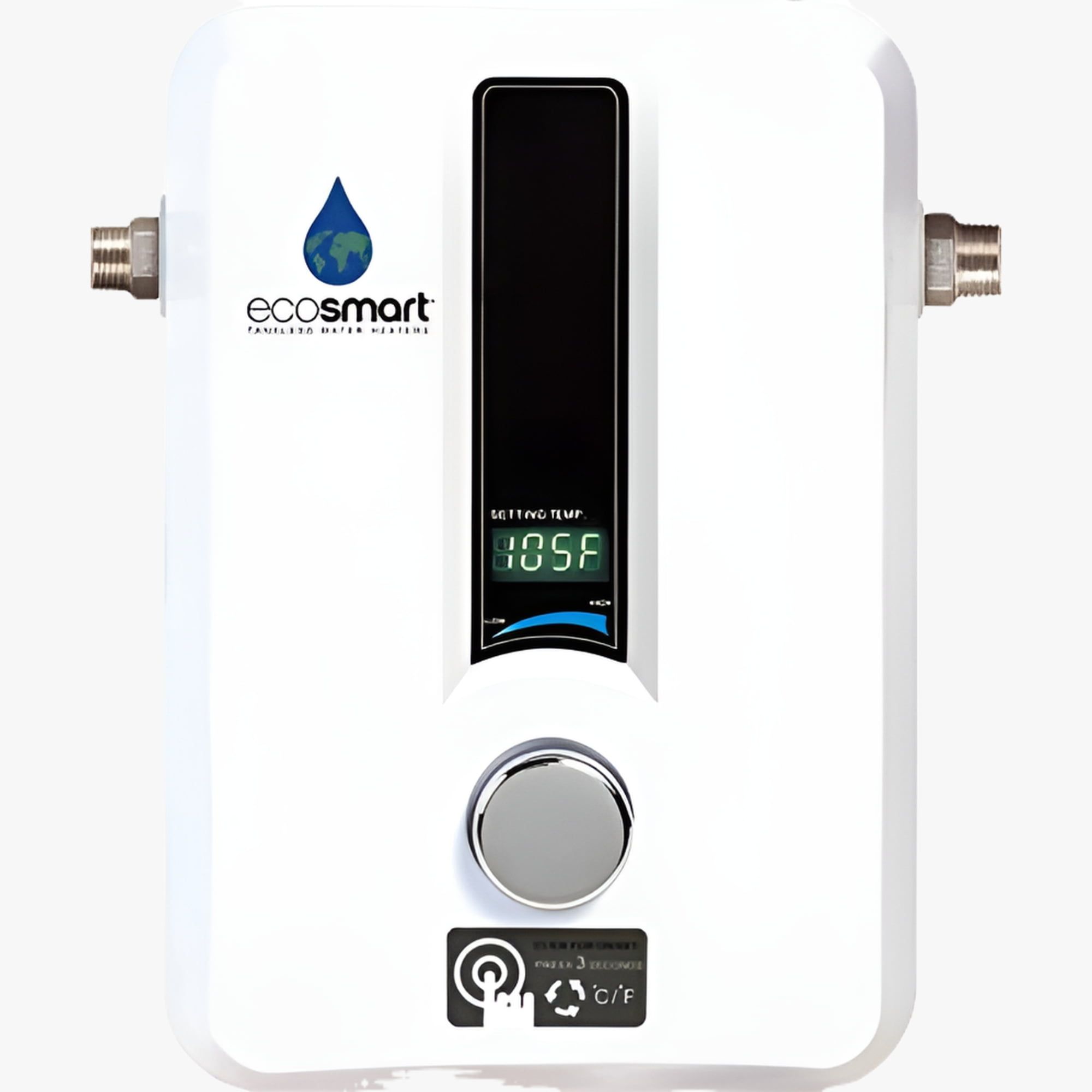 EcoSmart 240V 11 kW White Electric Tankless Water Heater