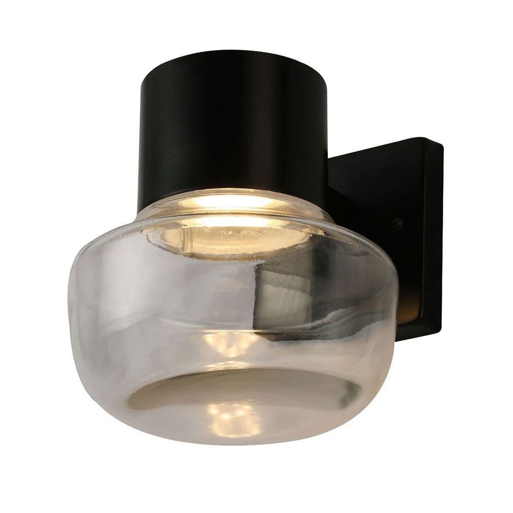 Belby Black Jelly Jar 8'' Dimmable LED Wall Sconce