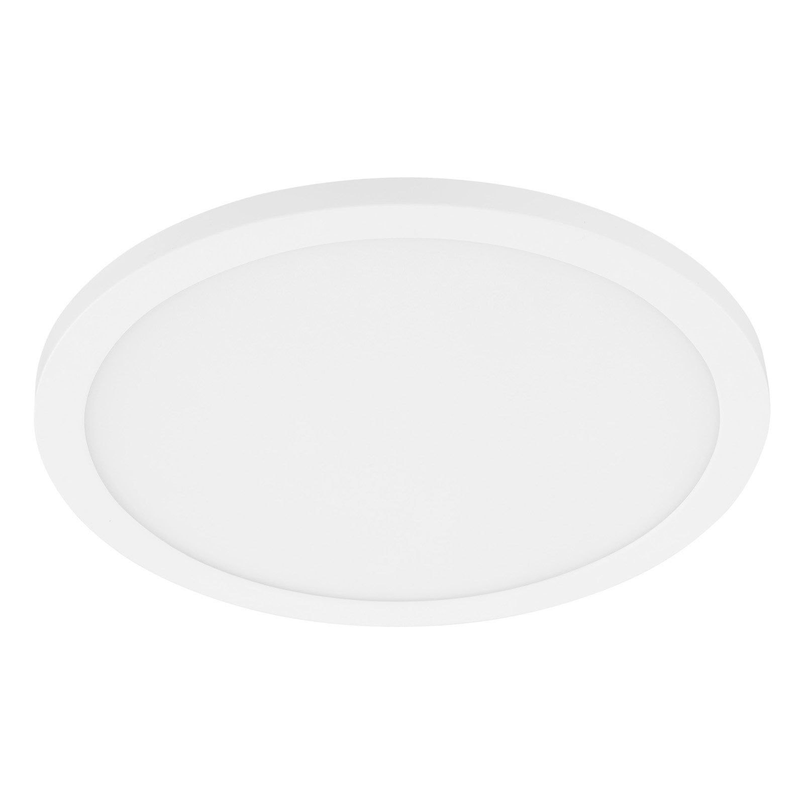 Trago 12" White Glass LED Ceiling/Wall Light in Brushed Nickel