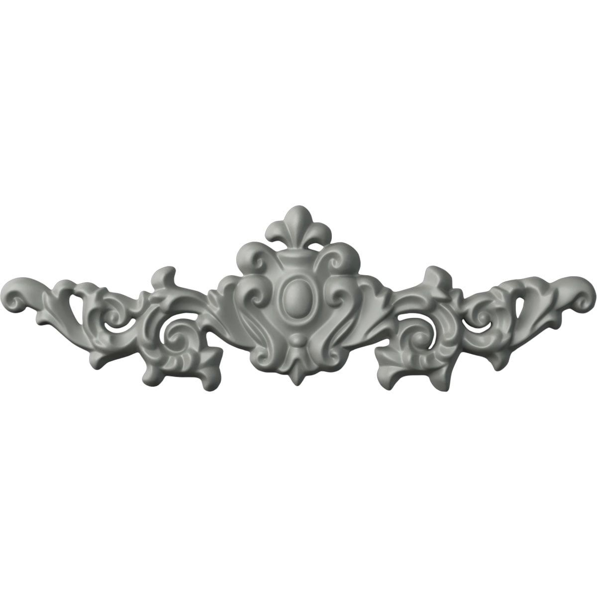 Marcella Small Leaf Scrolls Faux Finish Crown Onlay