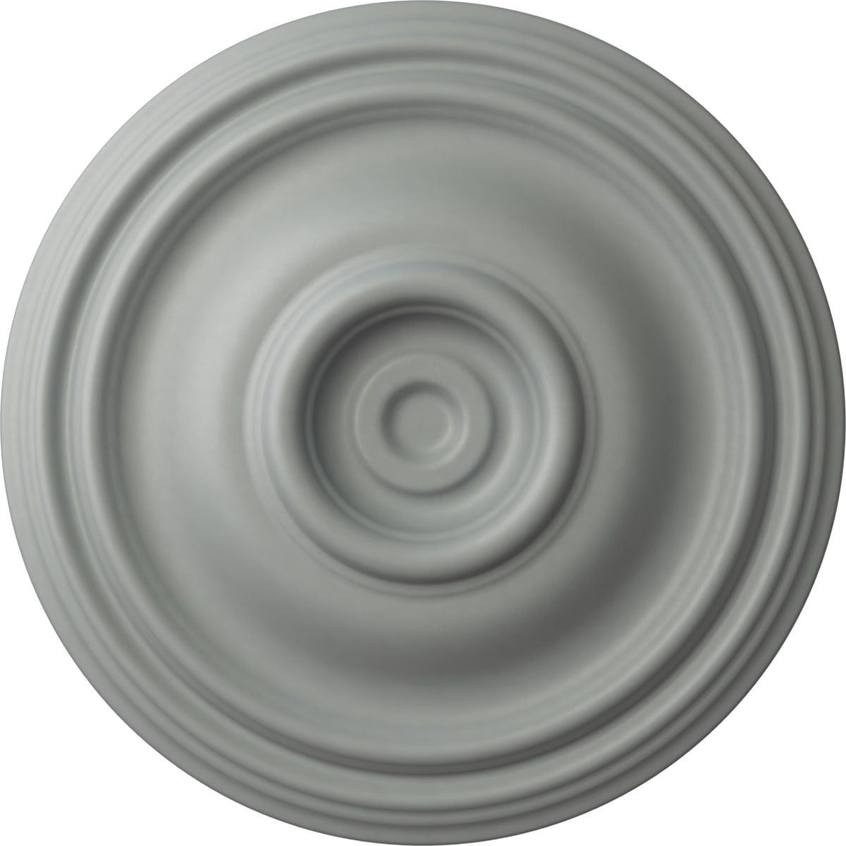 Primed Gray Composite Traditional Ceiling Medallion 14.75"