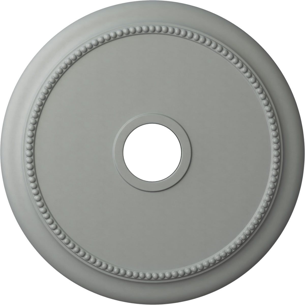 Crendon 24" Primed Round Wood Finish Ceiling Medallion