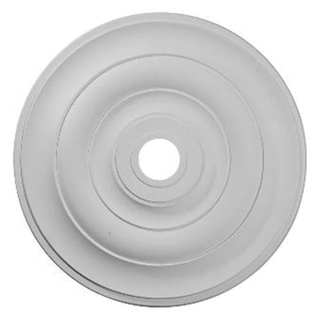 Primed White 26.5" Round Ceiling Medallion