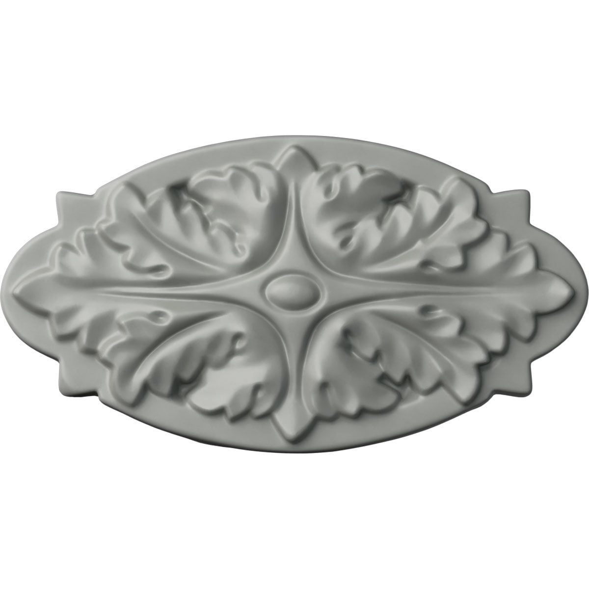 Gray Polyurethane Decorative Applique Onlay, 5.75" Wide