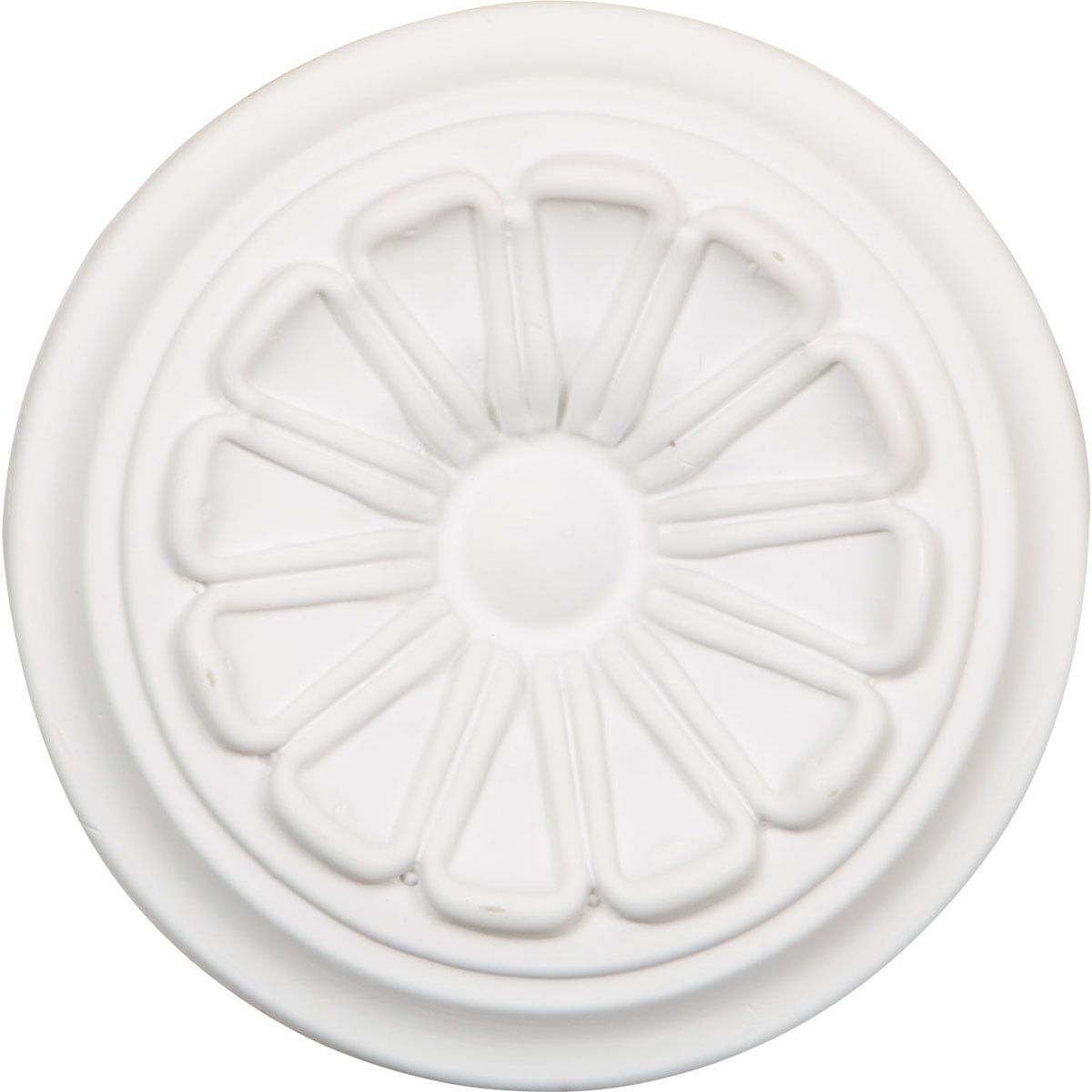 Alexa White Polyurethane Decorative Onlay Accent Piece