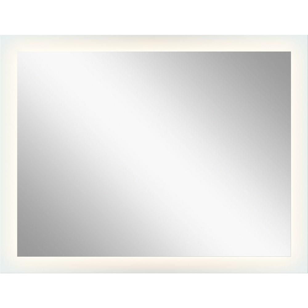 Elan Frosted Glass Rectangular LED Bathroom Vanity Mirror