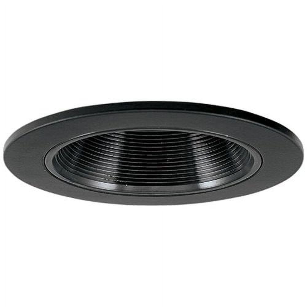 Black 3'' Adjustable LED Recessed Trim with Glass