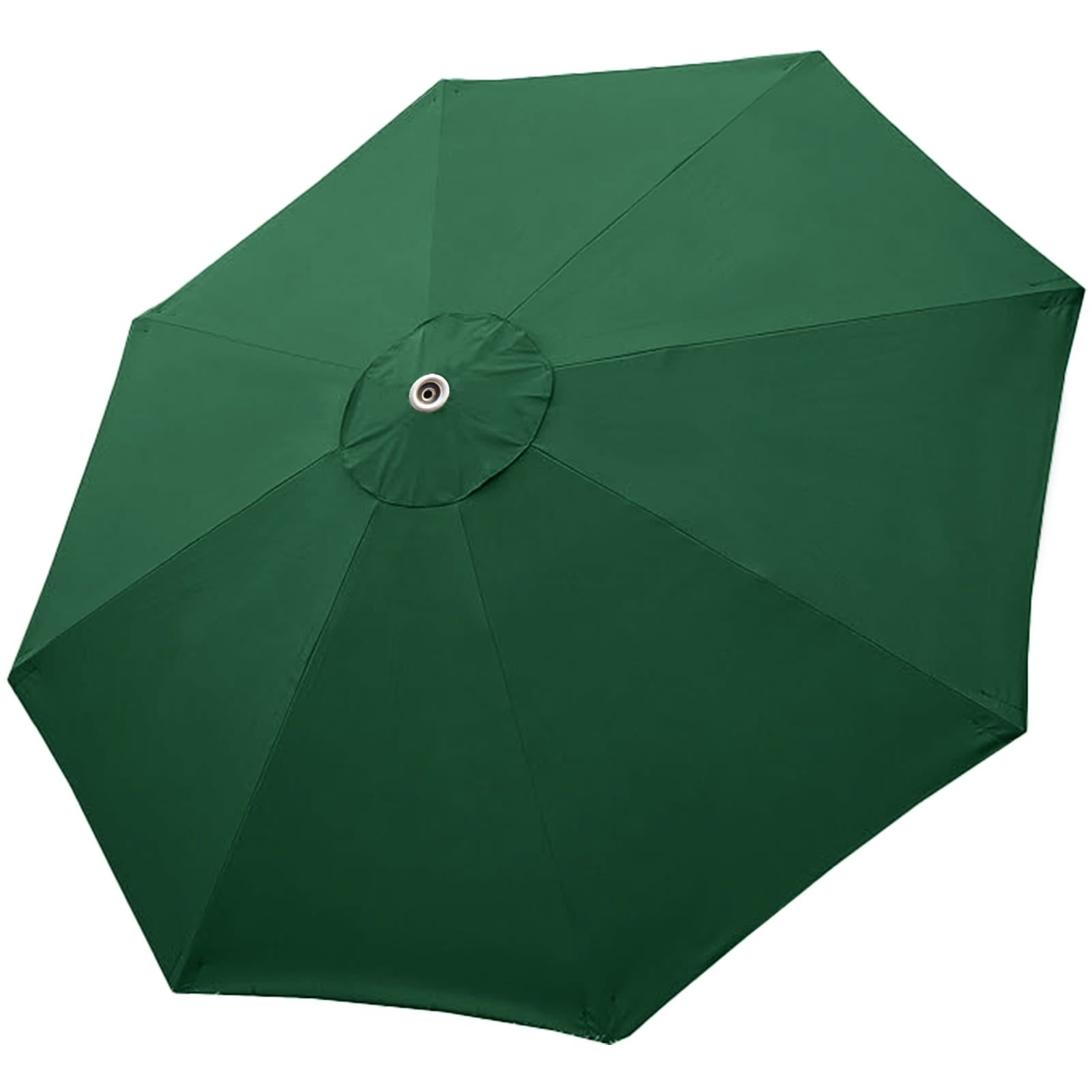 Forest Green Water-Resistant 9ft Patio Umbrella Replacement Canopy