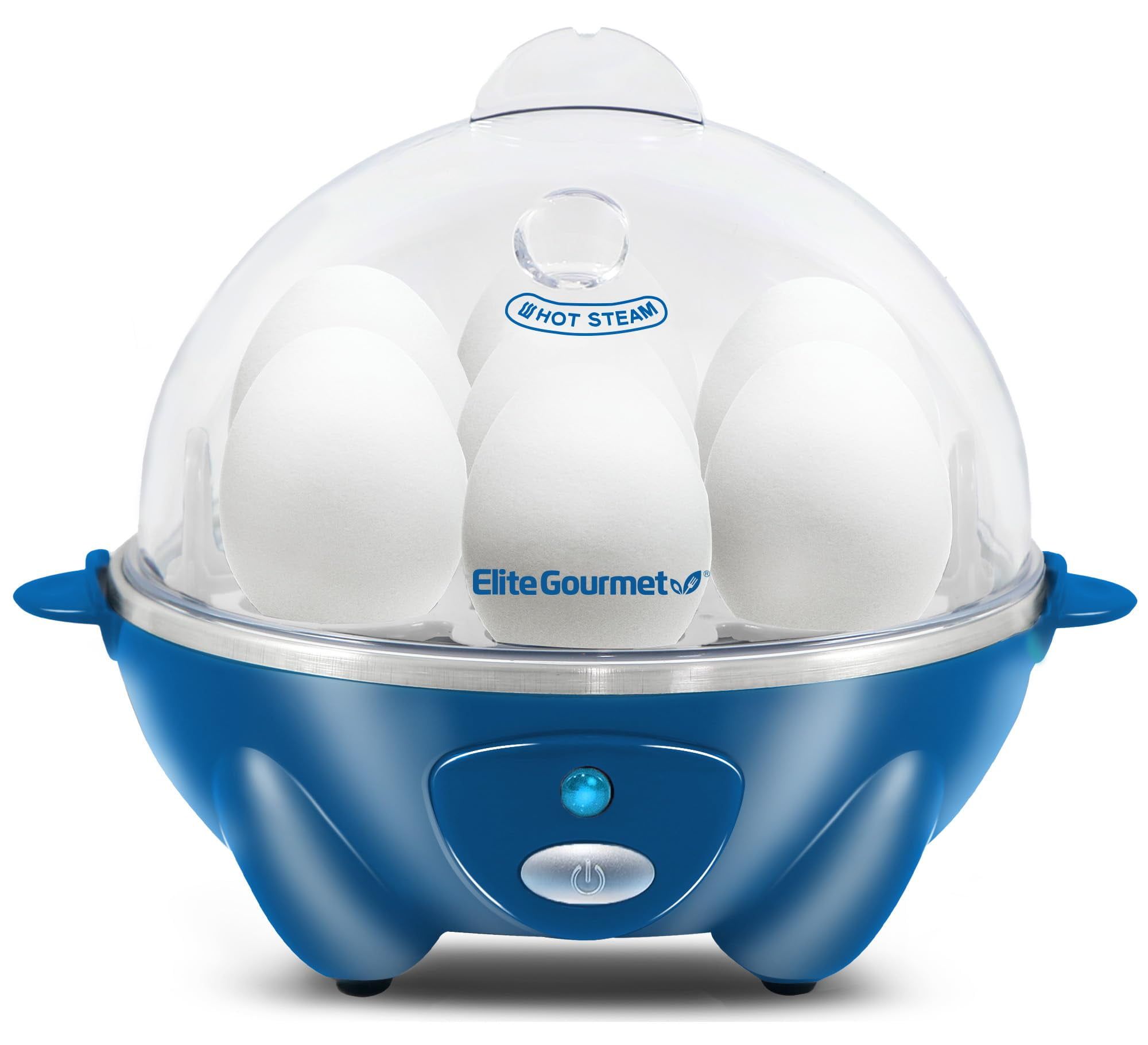 Ocean Blue Rapid Egg Cooker with Auto Shut-Off