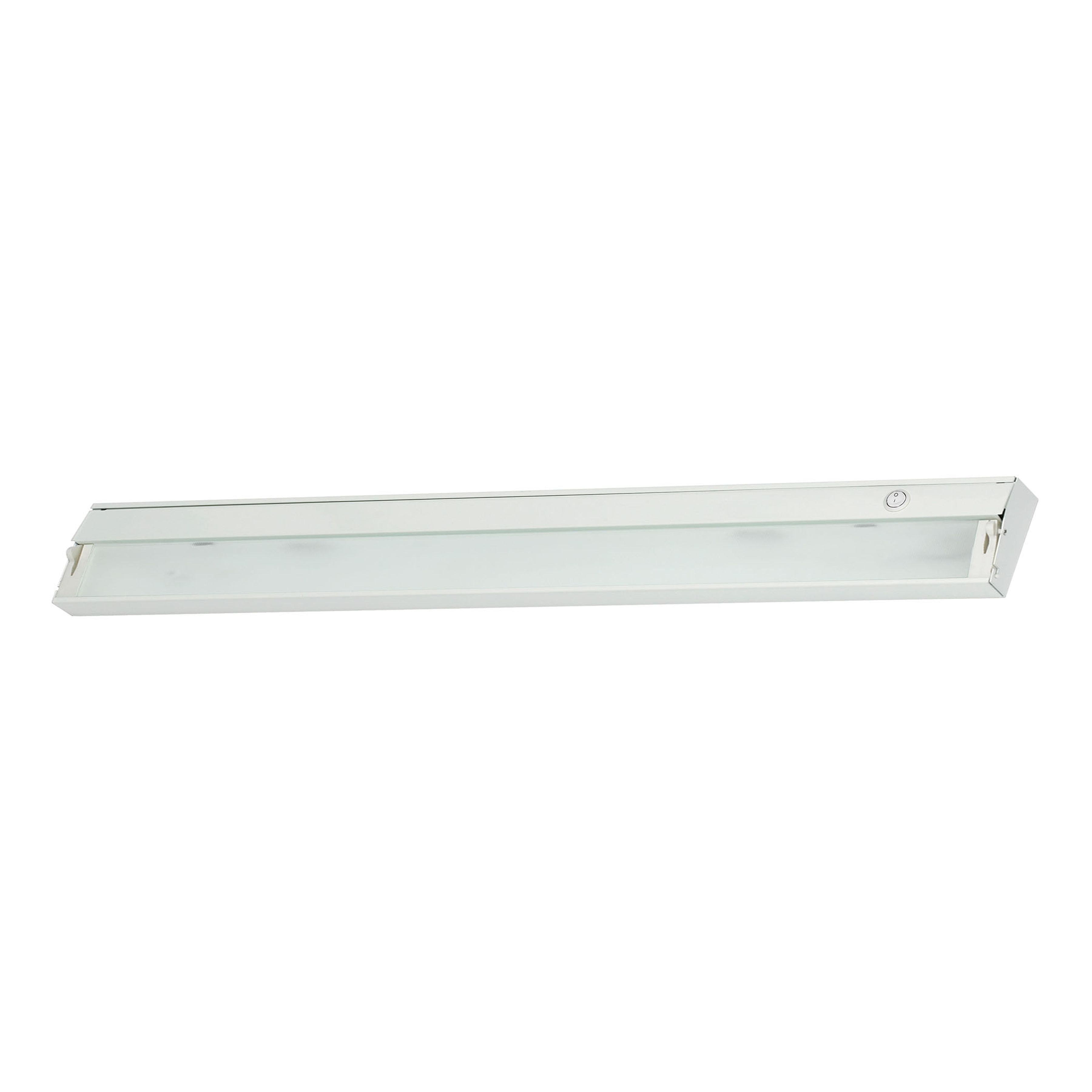 Sleek 6-Light White Xenon Under-Cabinet Light with Diffused Glass