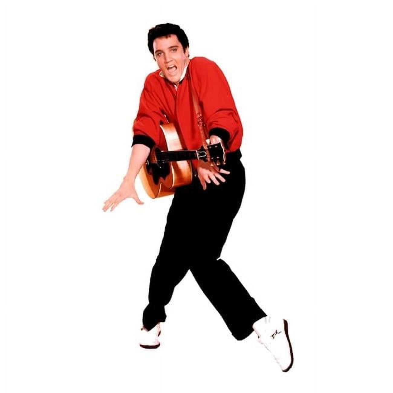 Life-Size Elvis Presley Red Jacket Cardboard Stand-Up