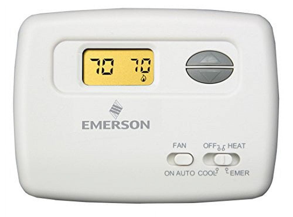 Emerson White Digital Non-programmable Thermostat