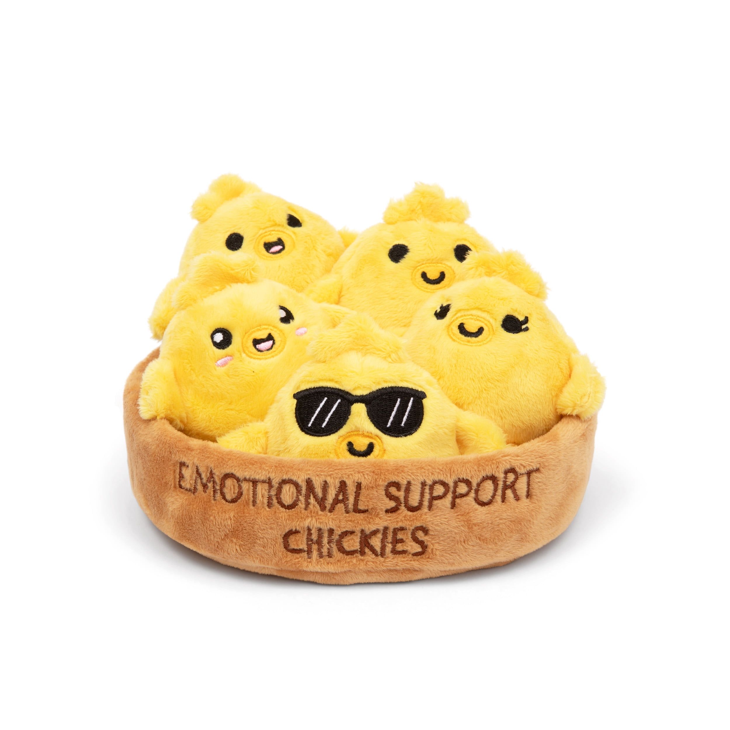 Adorable Yellow Plush Chick Toys with Nest