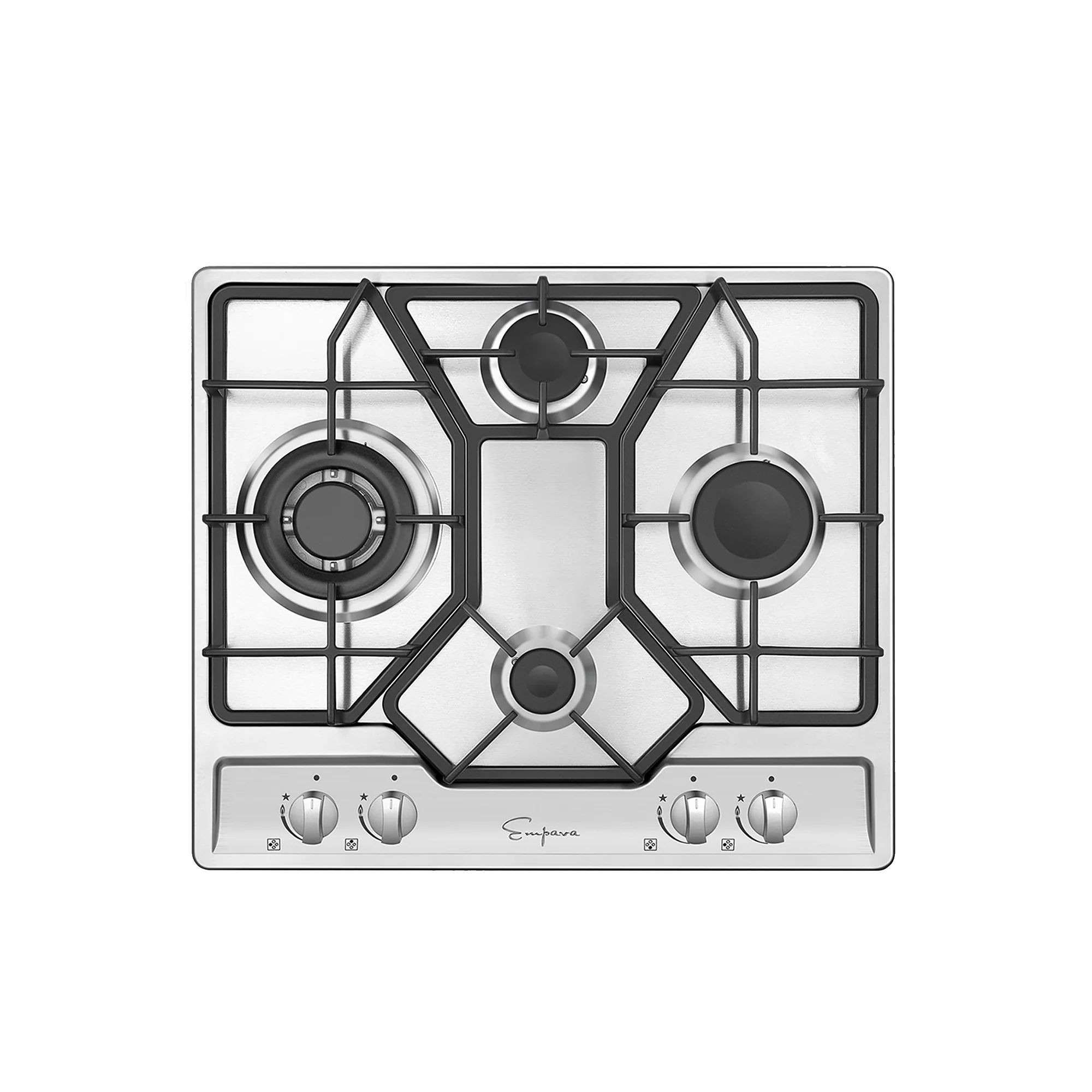 Empava 24" Stainless Steel 4-Burner Gas Cooktop