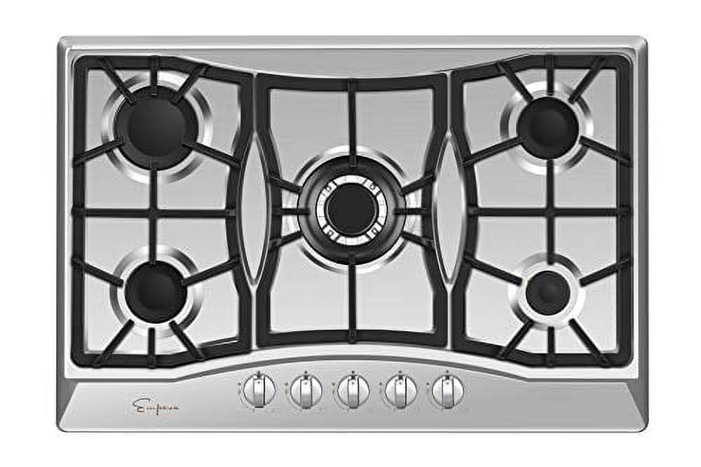 Empava 30 Inch Stainless Steel 5 Burner Gas Cooktop