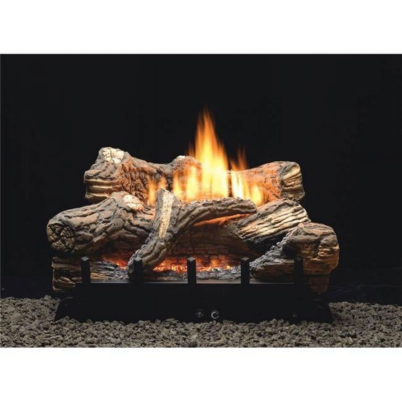 Empire 18" Natural Gas Ceramic Fiber Log Set with Millivolt Valve