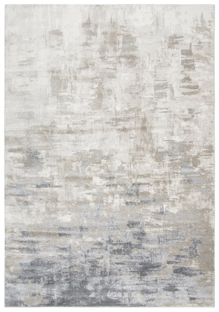 Encore 5'2" x 7'3" Ivory and Beige Abstract Area Rug