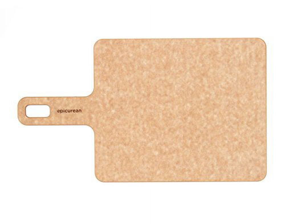 Natural Wood Fiber Cutting and Serving Board with Handle