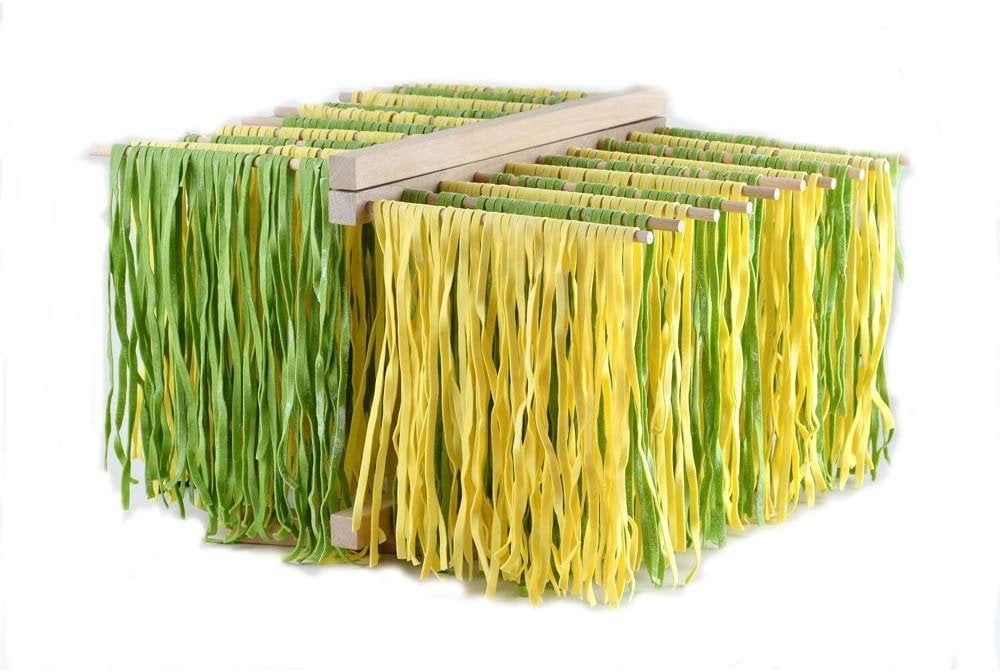 X-Large Natural Beechwood Collapsible Pasta Drying Rack