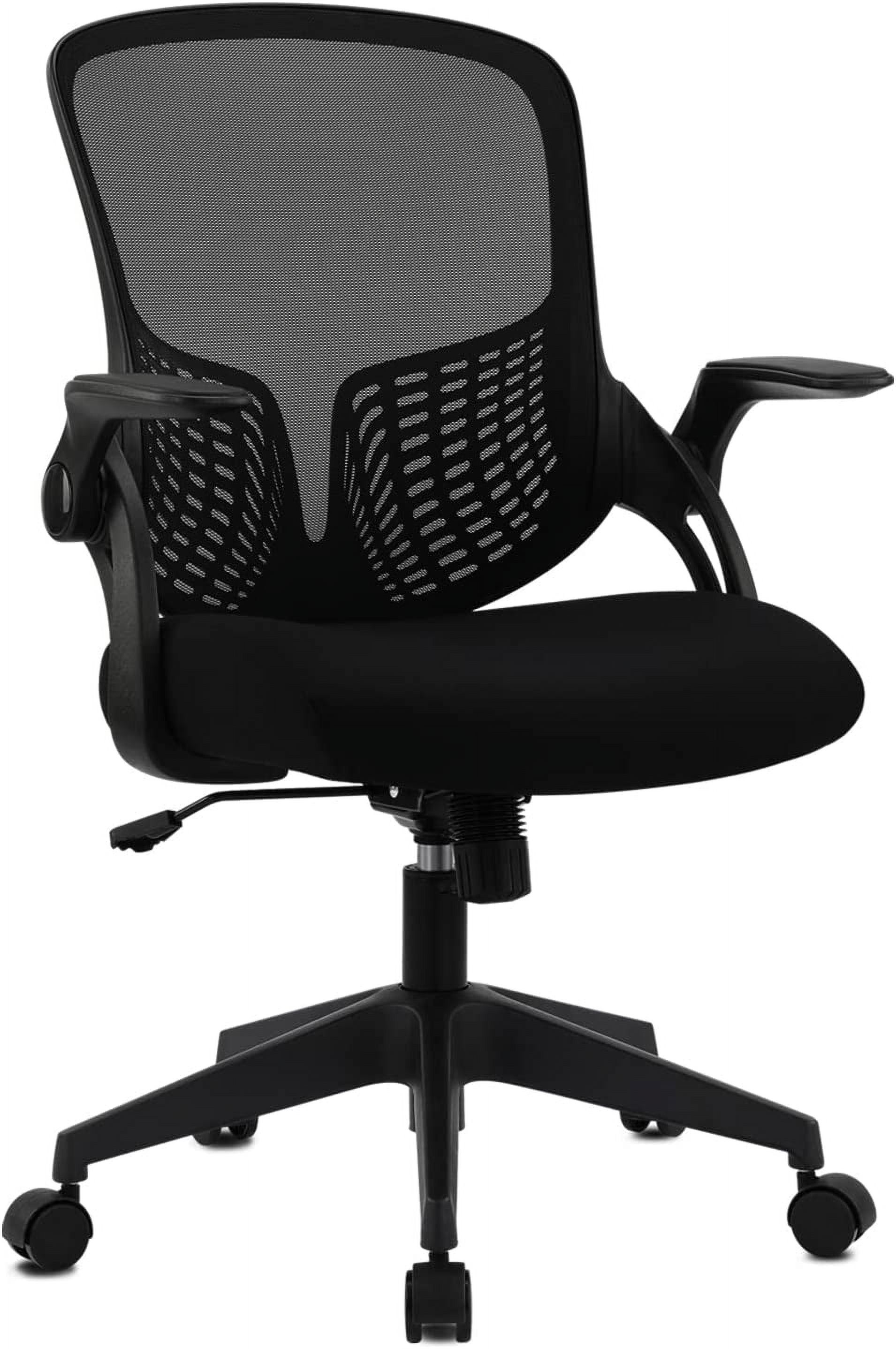 Black Mesh Ergonomic Swivel Office Task Chair