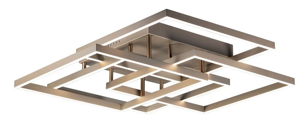 Champagne Gold Traverse 31" LED Flush Mount Ceiling Fixture