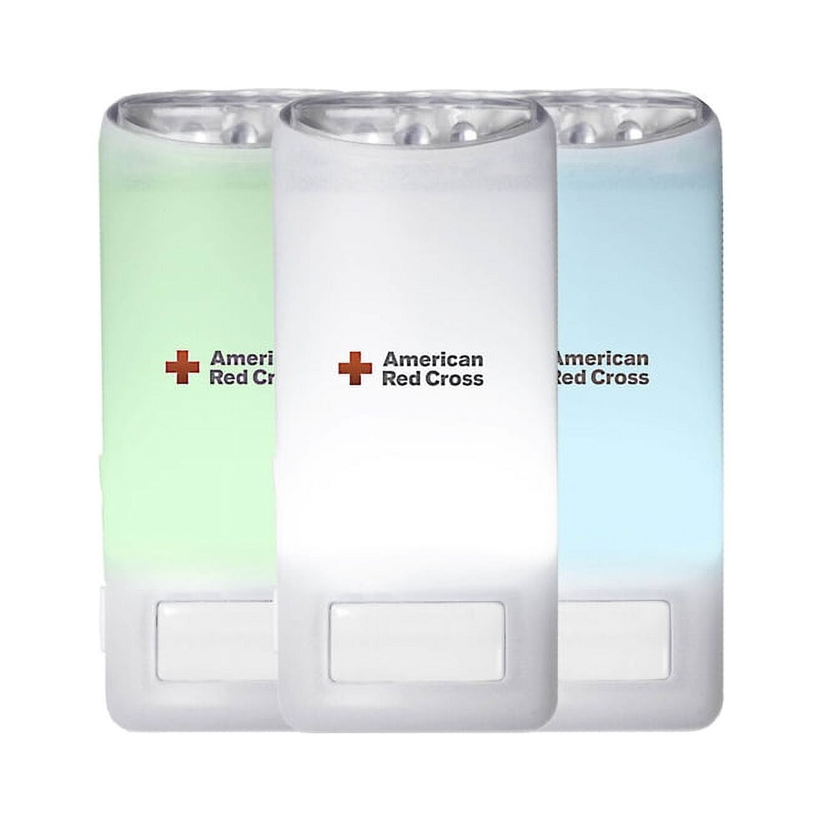 American Red Cross White LED Emergency Flashlight with Motion Sensor