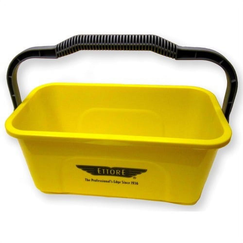 Ettore 12 Quart Yellow Heavy Duty Compact Bucket