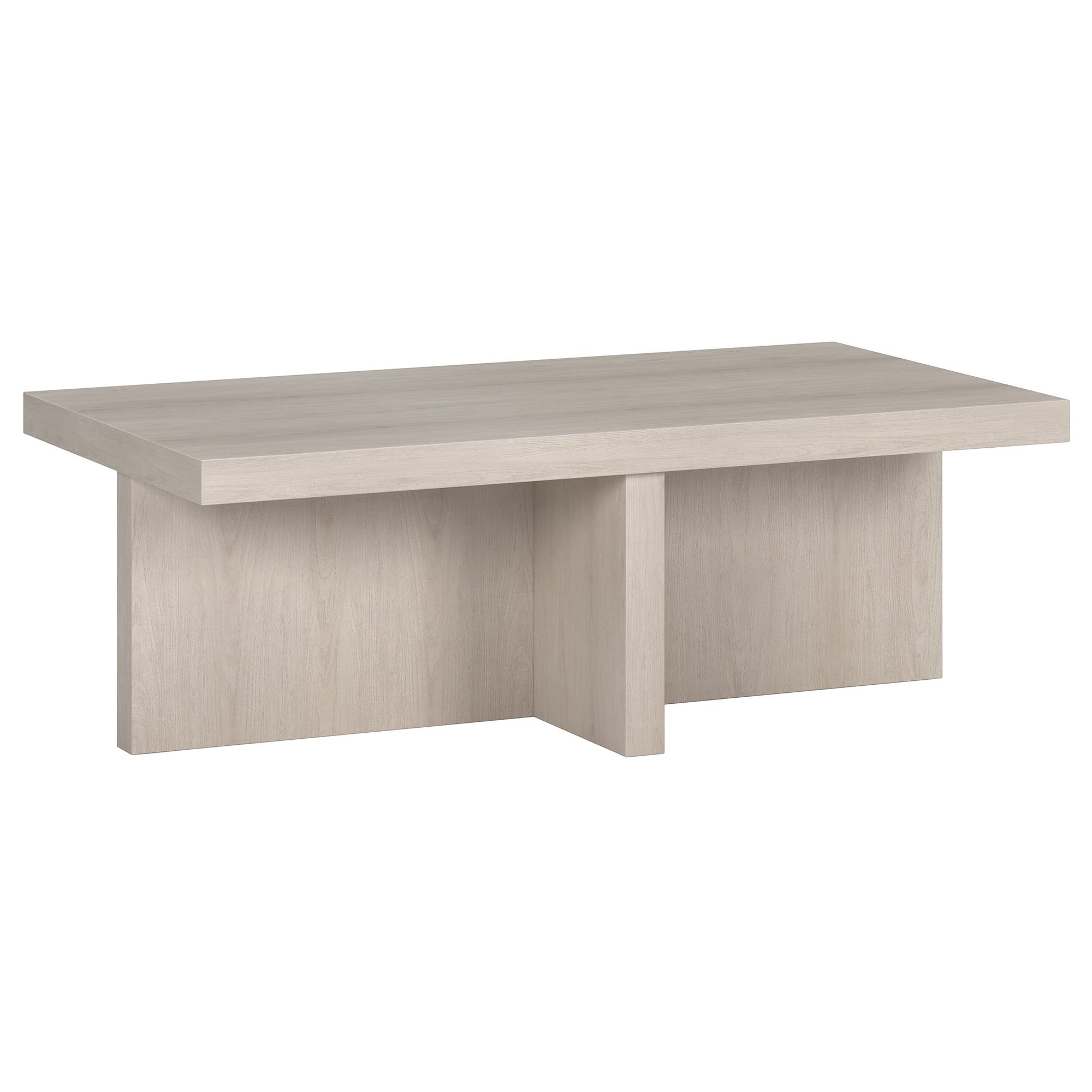 Alder White Rectangular MDF Outdoor Cocktail Table