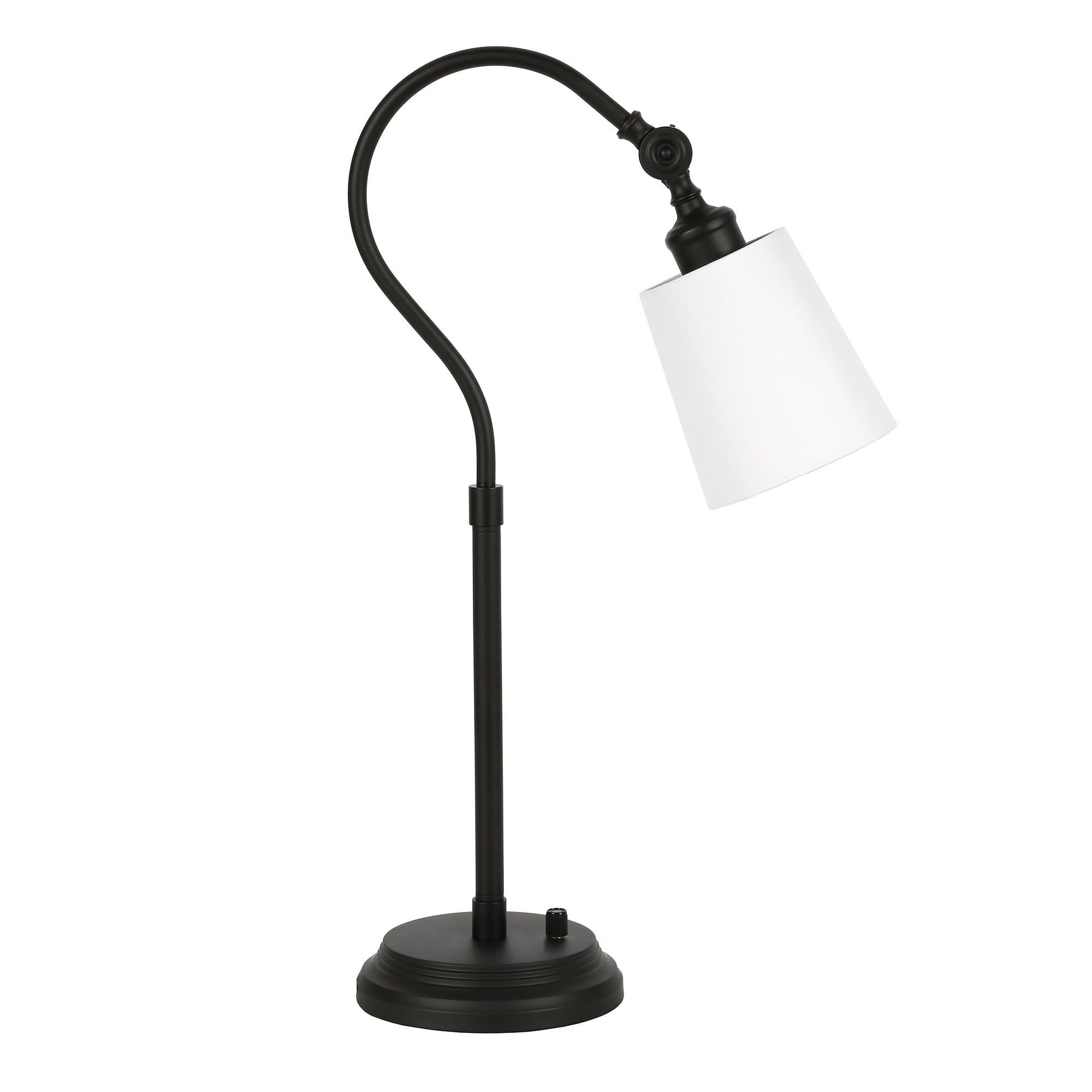 Harland 25" Blackened Bronze Smart Arc Table Lamp