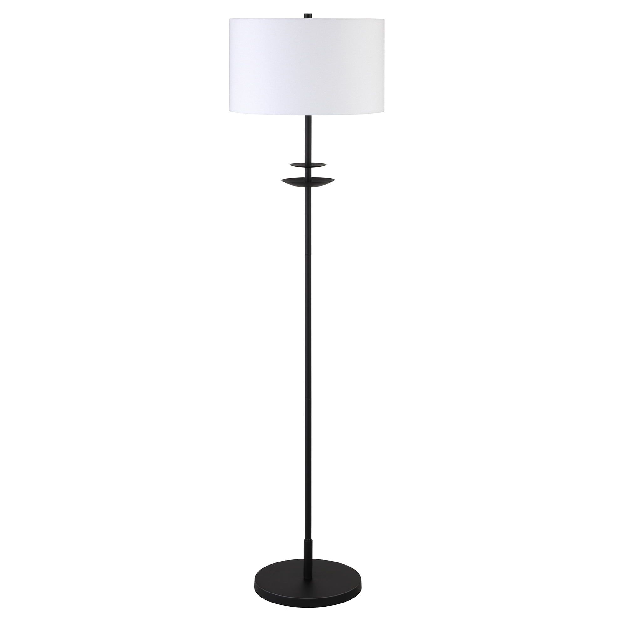 Avery 63" Blackened Bronze Modern Voice-Controlled Floor Lamp