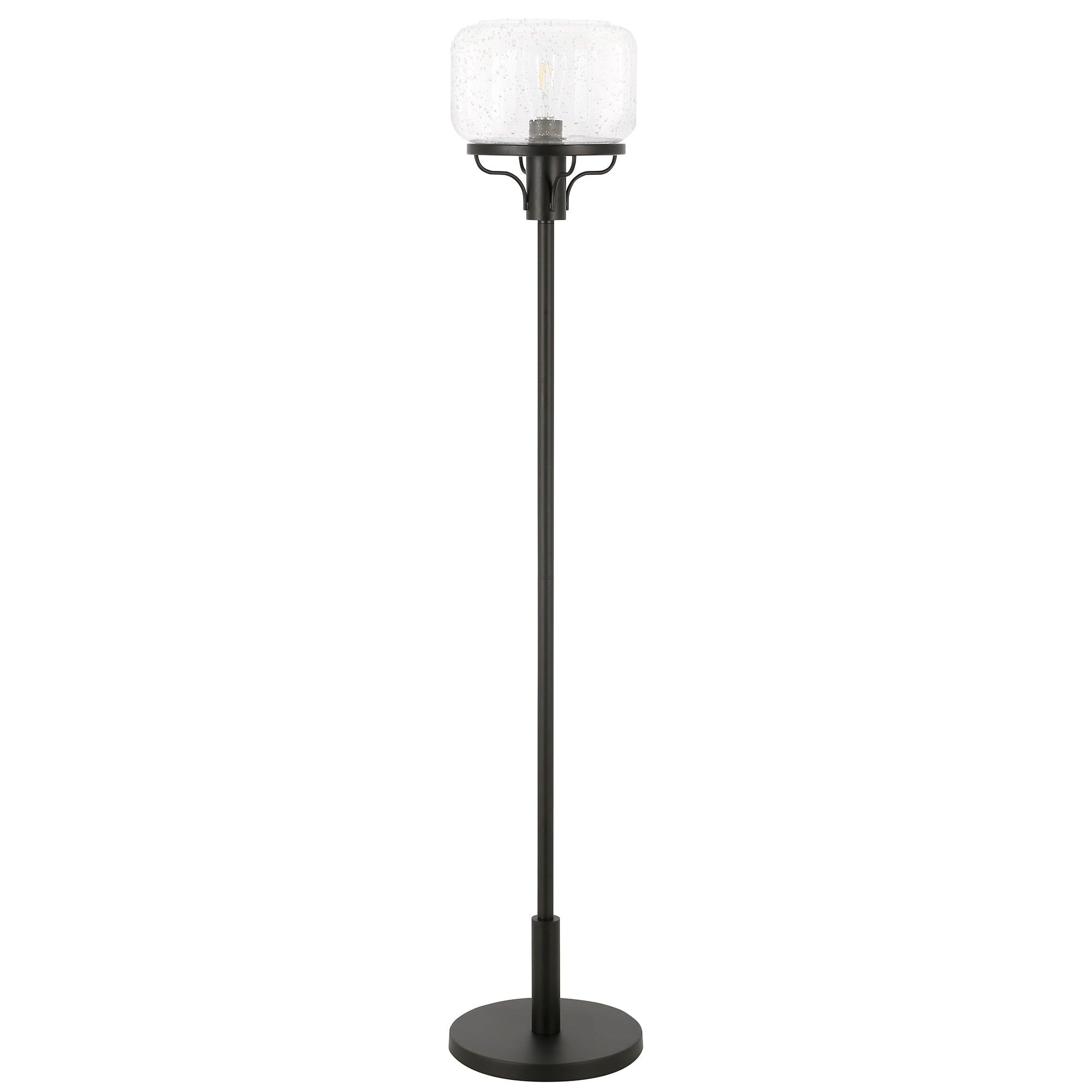 Modern Farmhouse Globe-Stem Floor Lamp in Blackened Bronze